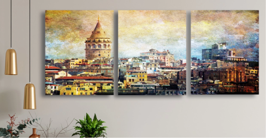  Şehir Temalı Kanvas