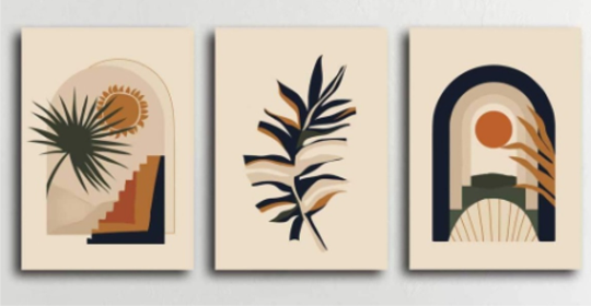 Minimal Kanvas Tablo