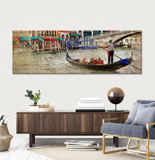 Şehir Temalı Kanvas Tablo